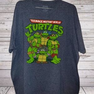Teenage Mutant Ninja Turtles T-Shirt TMNT Size XL Grey